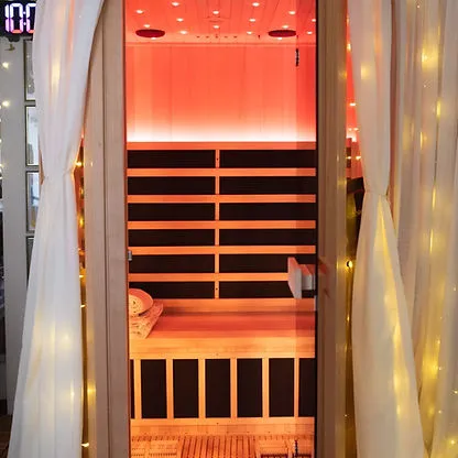 Warm infrared therapy space